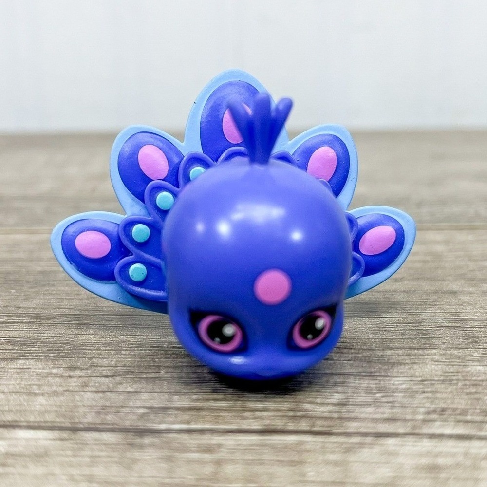 Miraculous Ladybug Duusu Peacock Kwami Toy Figure Rare Purple Blue Collectible